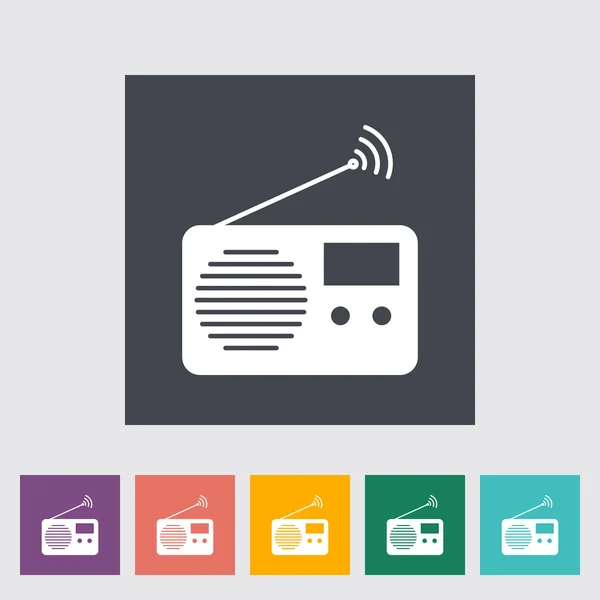 Icono de radio — Archivo Imágenes Vectoriales