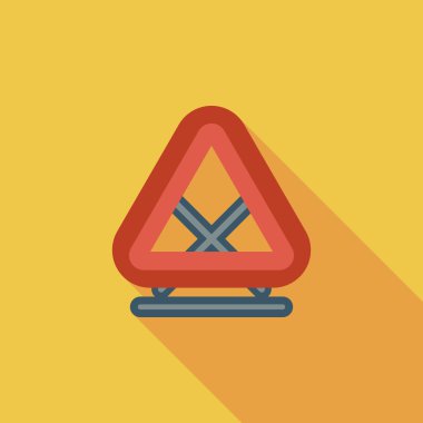 Uyarı üçgeni tek simgesi.