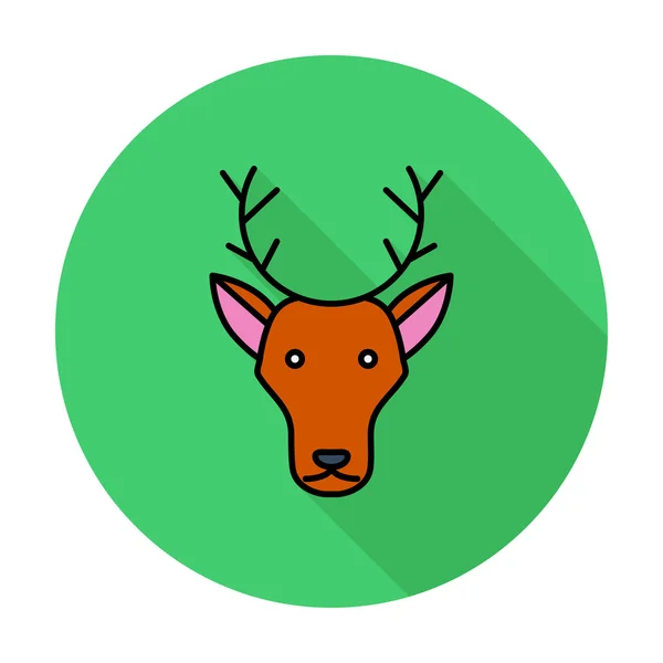 Deer icon — Stock Vector