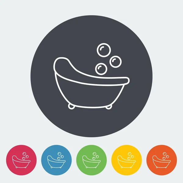 Icono de baño — Vector de stock