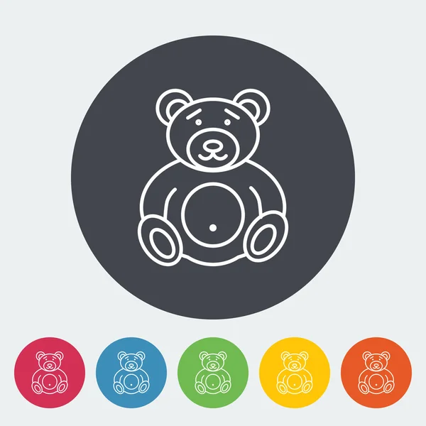 Bärenspielzeug — Stockvektor