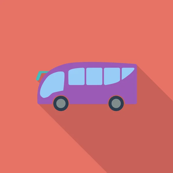 巴士平板车 — 图库矢量图片