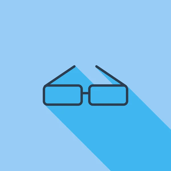 Glasses single icon. — Stock Vector