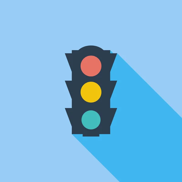 Icono del semáforo. — Vector de stock