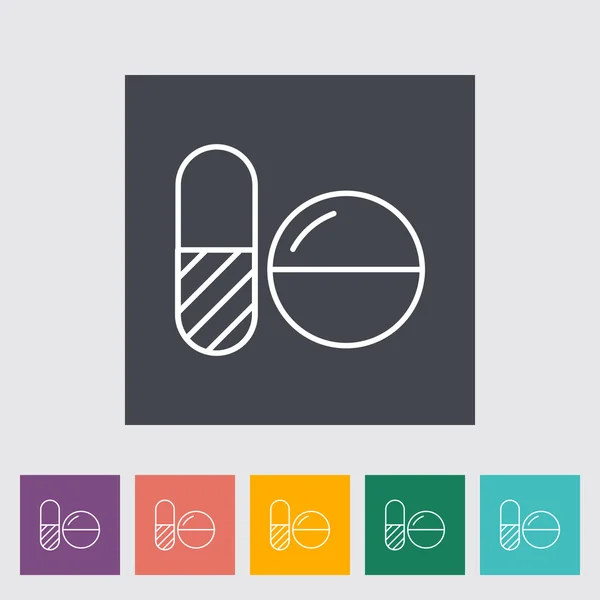 Contraceptive pills — Stock Vector