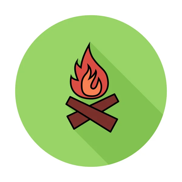 Bonfire icon — Stock Vector