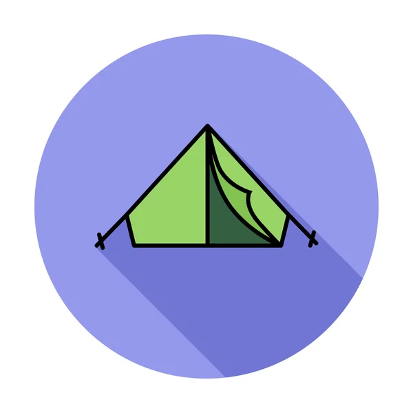 Значок палатки — стоковый вектор