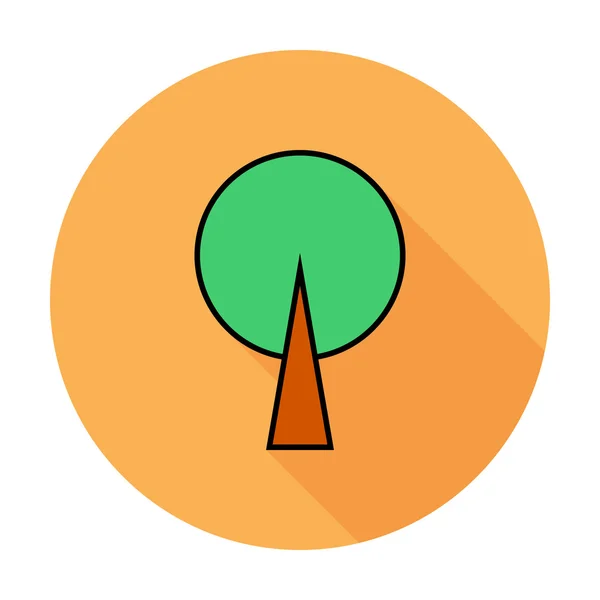 Icono del árbol — Archivo Imágenes Vectoriales