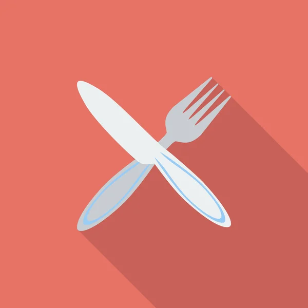 Messer und Gabel — Stockvektor