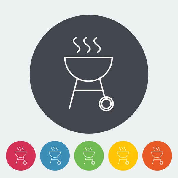 BBQ-pictogram — Stockvector