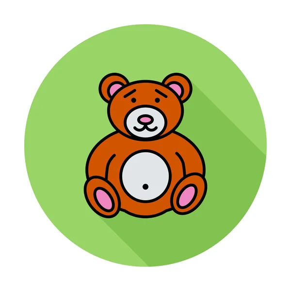 クマのおもちゃ — ストックベクタ