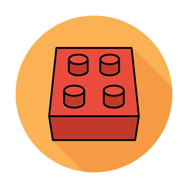 Building block icon — Stock Vector