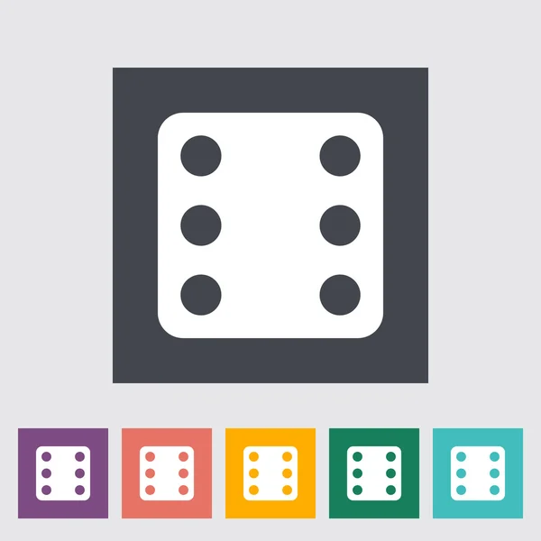 Icône de craps — Image vectorielle