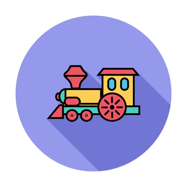 Eisenbahnspielzeug — Stockvektor
