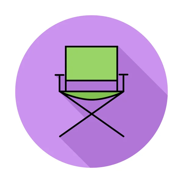 Camping chair — Stock Vector