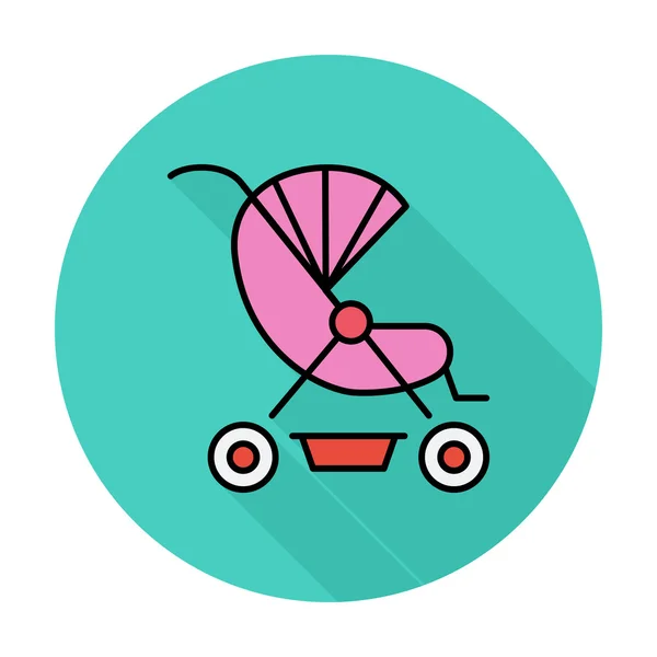 Pram icon — Stock Vector