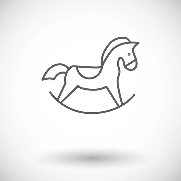 Juguete de caballo — Vector de stock