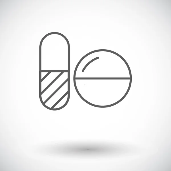 Contraceptieve pillen — Stockvector
