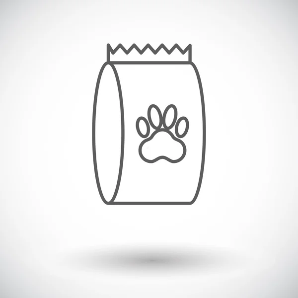 Sällskapsdjur mat väska — Stock vektor