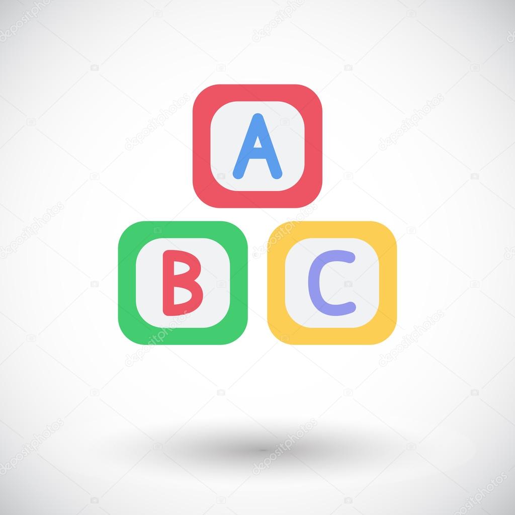 Blocks icon. Flat vector related icon for web and mobile applications. It can be used as - logo, pictogram, icon, infographic element. Vector Illustration