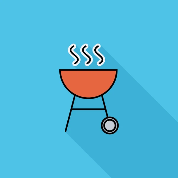 Icono de barbacoa — Vector de stock