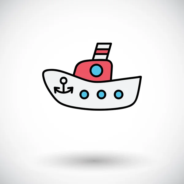 Jouet de bateau — Image vectorielle