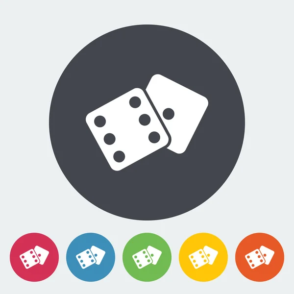 Craps pictogram — Stockvector