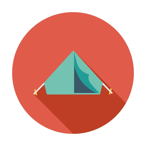 Tent pictogram — Stockvector