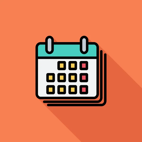 Ikona kalendáře — Stockový vektor