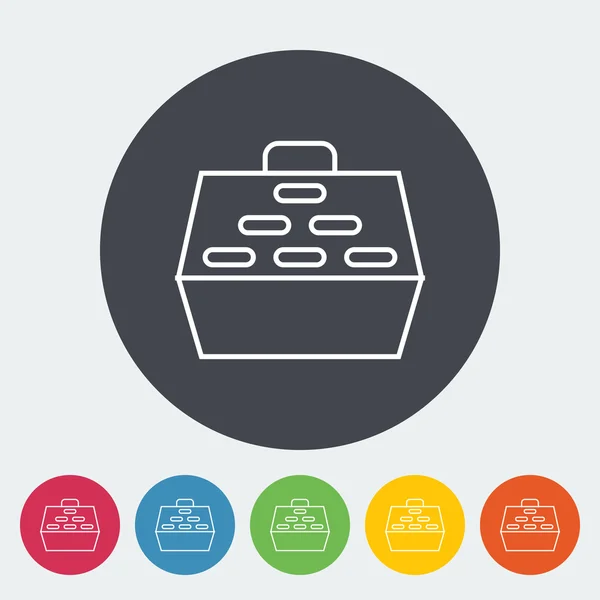 Icoon voor het vervoer van huisdieren — Stockvector