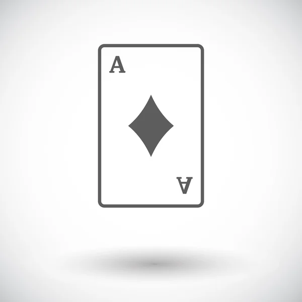 Kart oynamak — Stok Vektör