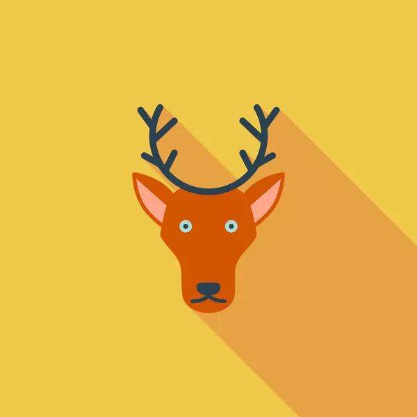 Deer icon — Stock Vector