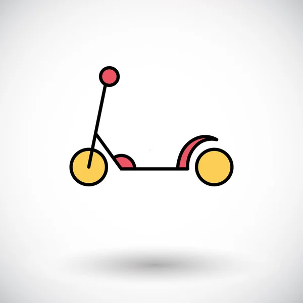 Sparkcykel barn — Stock vektor