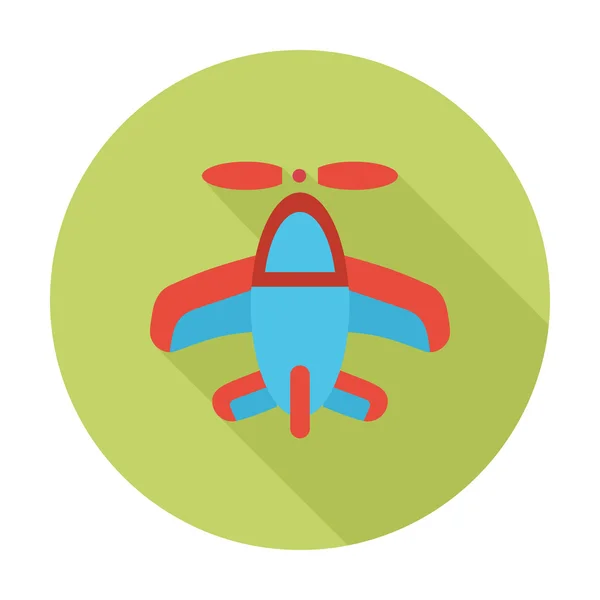 Flygplan leksak ikonen — Stock vektor