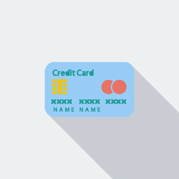 Kreditní karta. — Stockový vektor