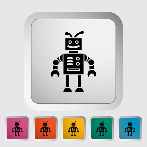 Hipster robot toy icon â Stock Vector © marish #31177603