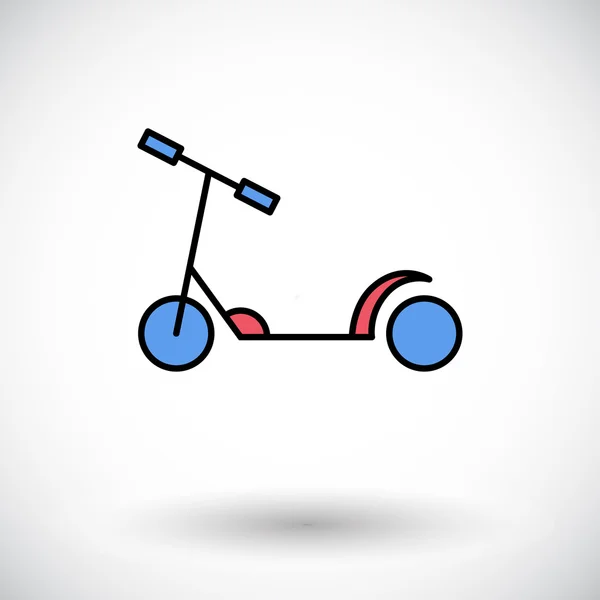 Scooter niño — Archivo Imágenes Vectoriales