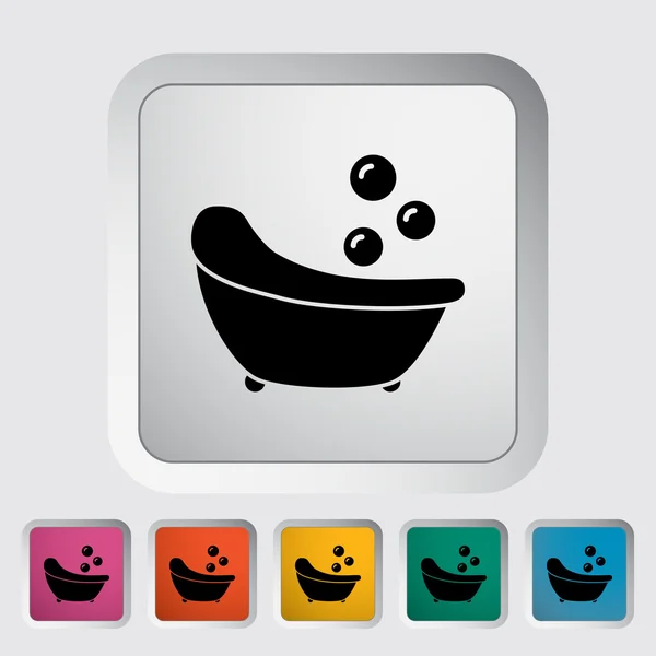 Icono de baño — Vector de stock