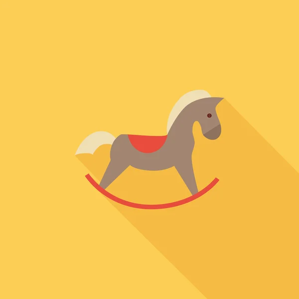 Juguete de caballo — Vector de stock