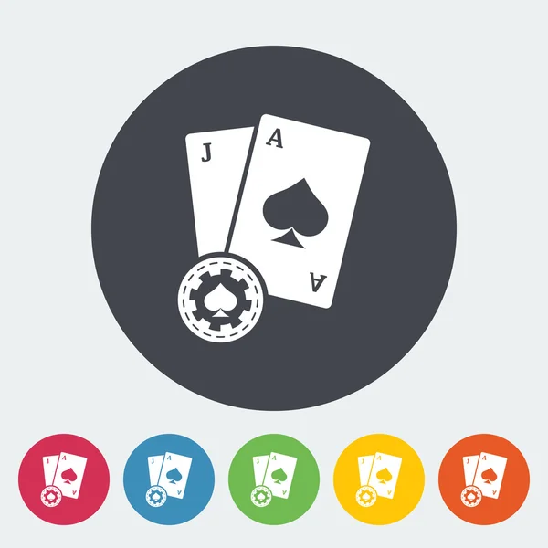 Blackjack. — Vector de stock