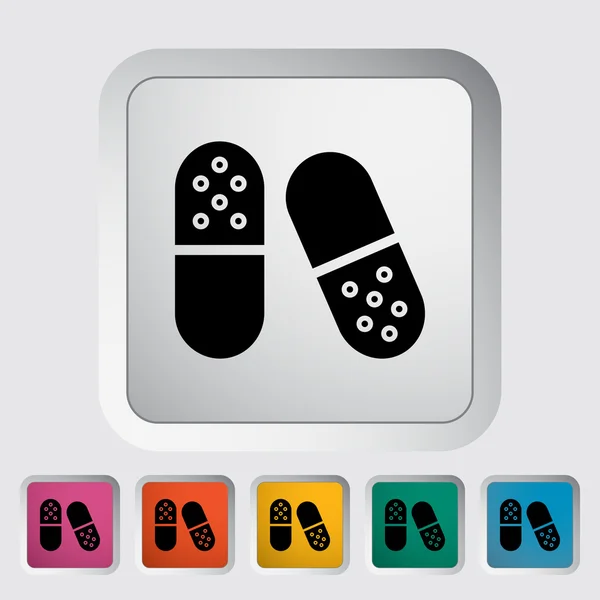 Pills icon — Stock Vector