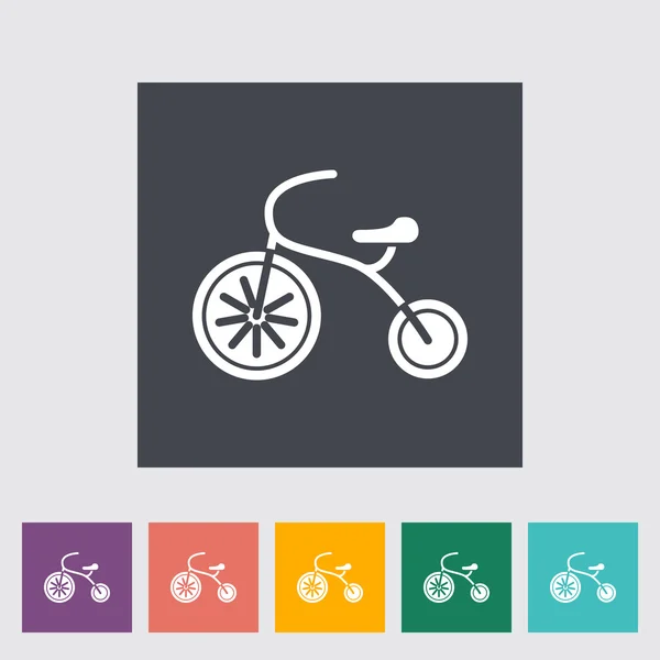 Üç tekerlekli bisiklet — Stok Vektör