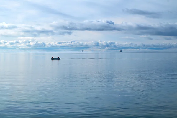 Балтийское море и рыбаки — стоковое фото