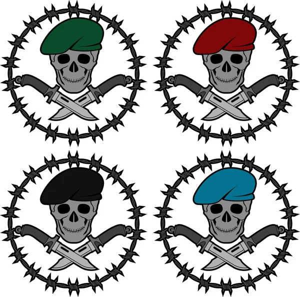 Ensemble de symboles des forces spéciales — Image vectorielle