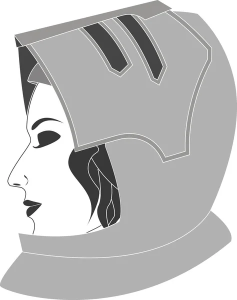 Jeanne Arc Stencil Stok Vektor
