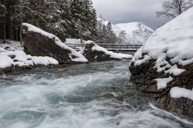 Norveç 'in şaşırtıcı güzellikteki kış manzarası