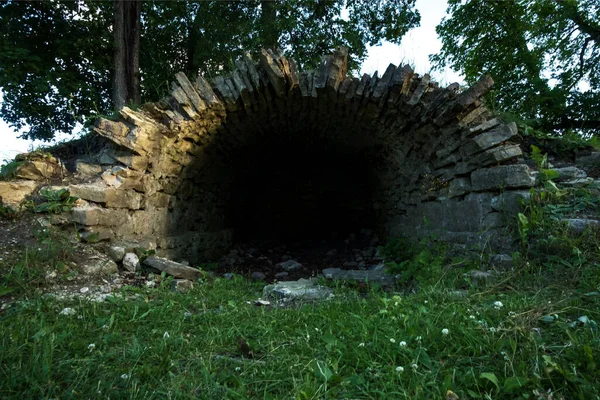 Entrance Dark Cave — Stock Photo, Image