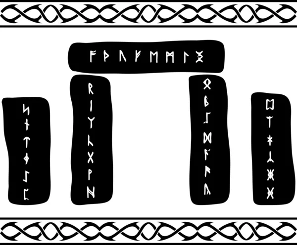 Pedras Rúnicas —  Vetores de Stock