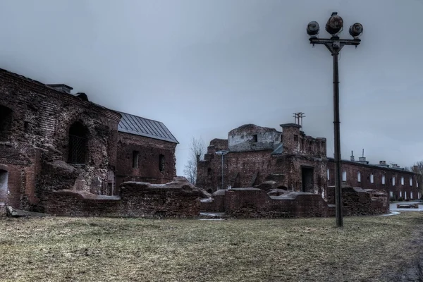 Ruines à Brest forteresse en Biélorussie — Photo