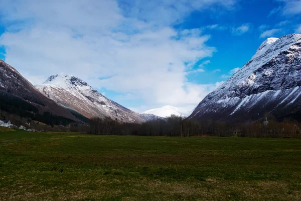 Widok góry w Norwegii — Zdjęcie stockowe